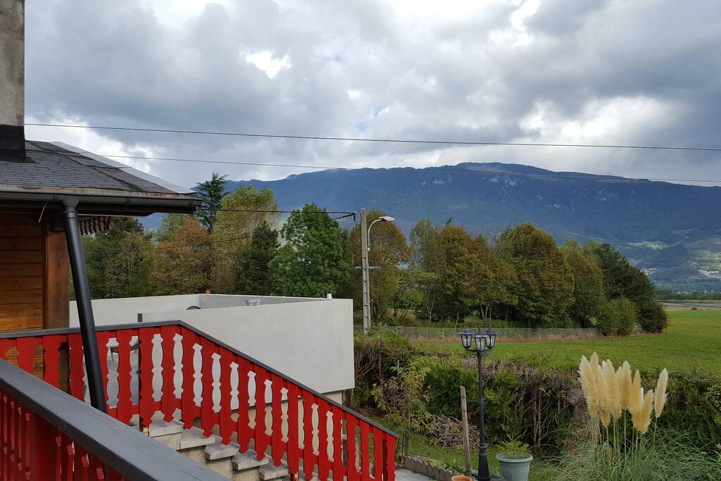 Vu dégagée sur Monts Jura