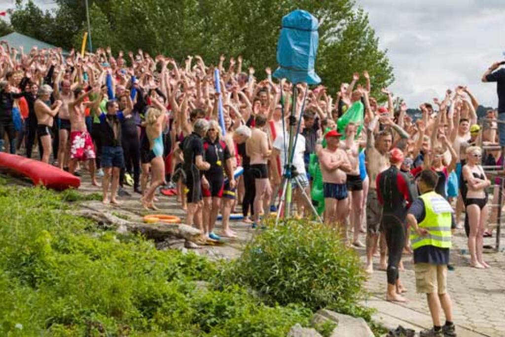 Rheinschwimmen von Erpel nach Unkel