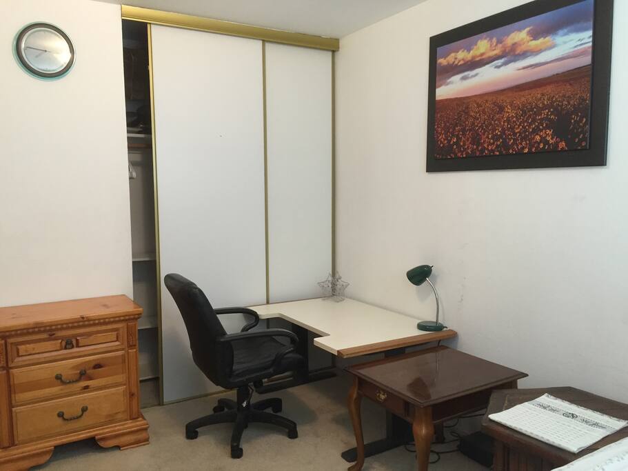 Desk and Closet