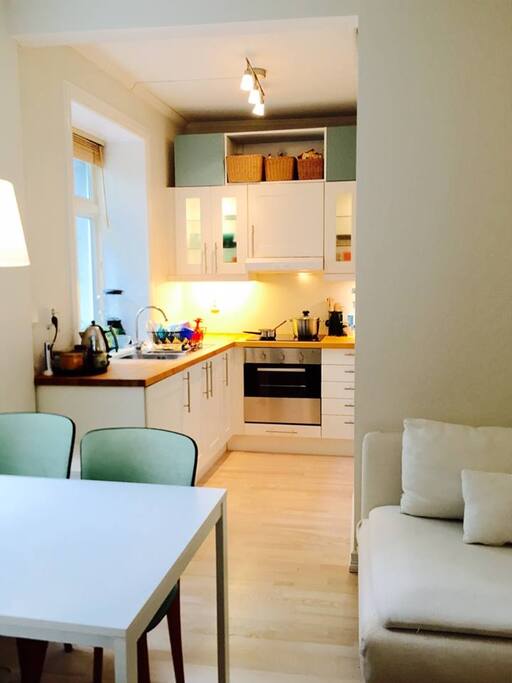 A fully equipped modern kitchen