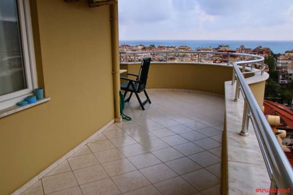 Veranda from kitchen and dining room.