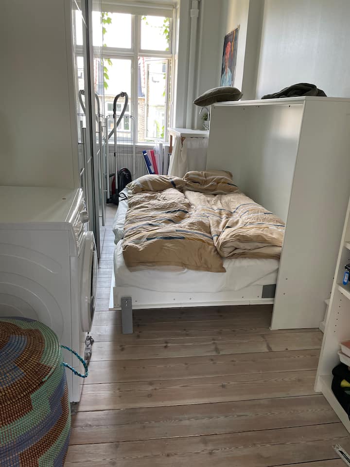 Krevat për vizitorët (120 cm i gjerë) paloset