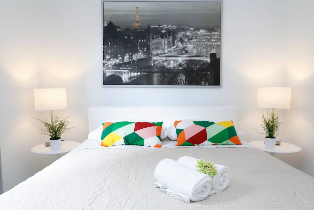 The master bedroom