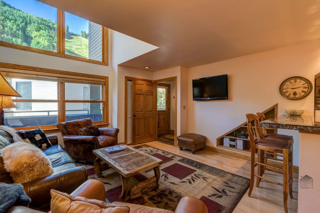 For a more climate-controlled view, just head to the main living area.