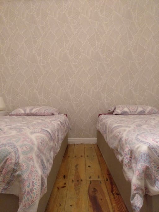 The same disposition is presented here (2 single beds).