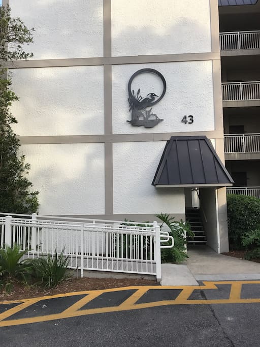 Front of building
