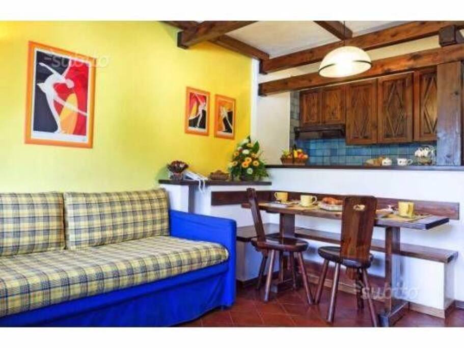 zona pranzo e cucina