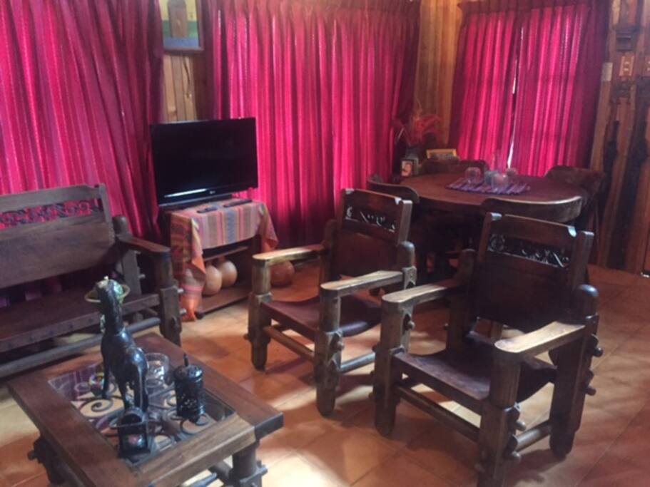 Sala con chimenea