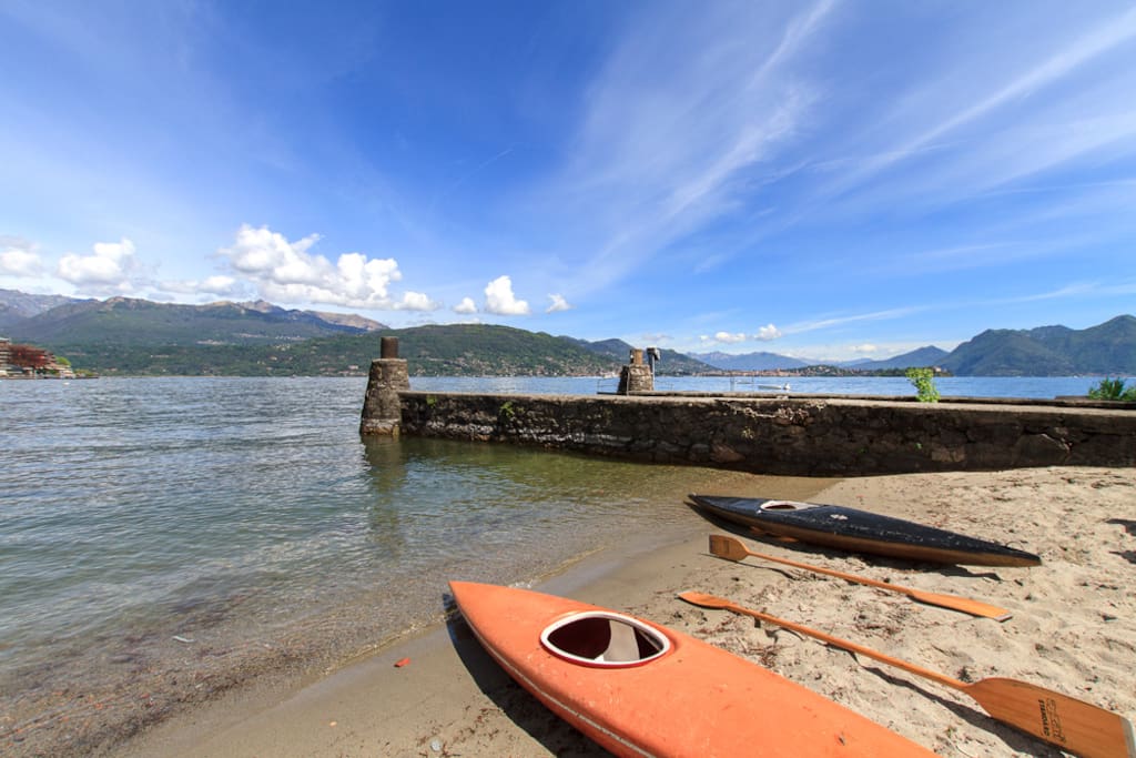 Beach Villa Beatrice Lake Maggiore Baveno