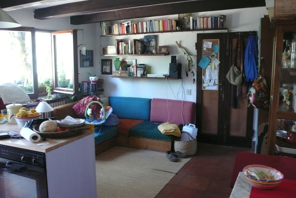 The kitchen-living room