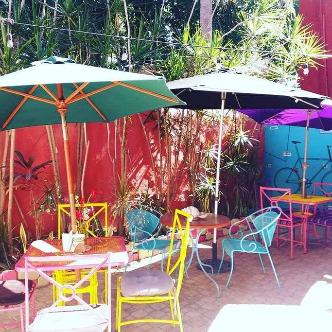 terraza (área para fumadores)
