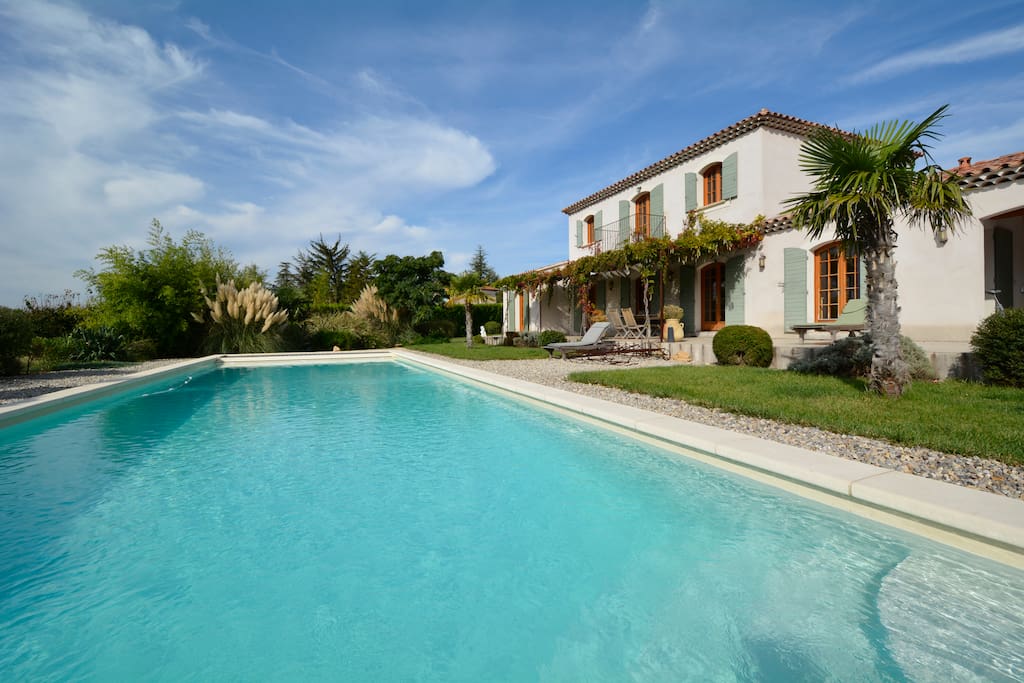 The 15x5m heated pool