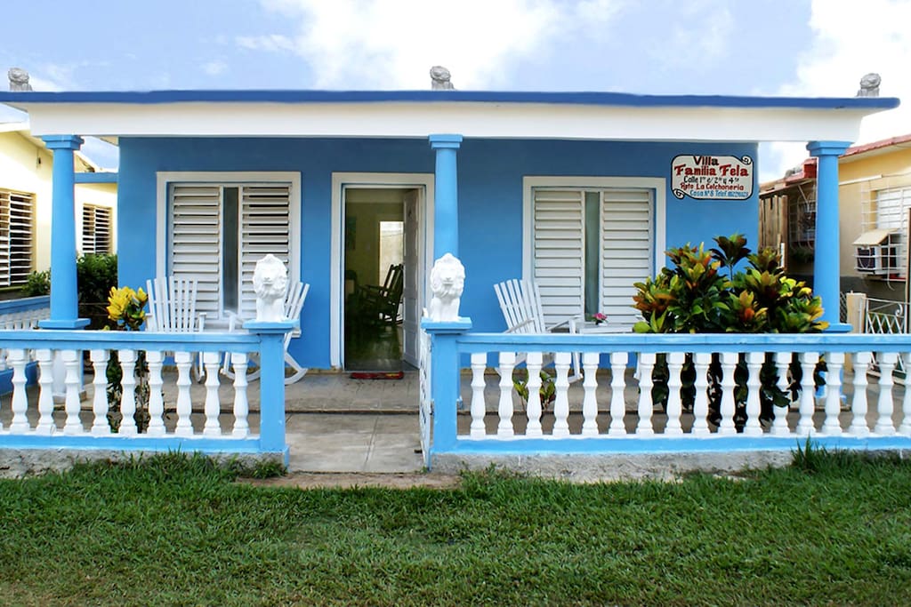 frente de la casa