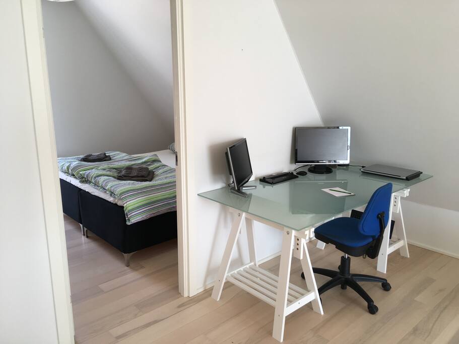 Workplace in the living room