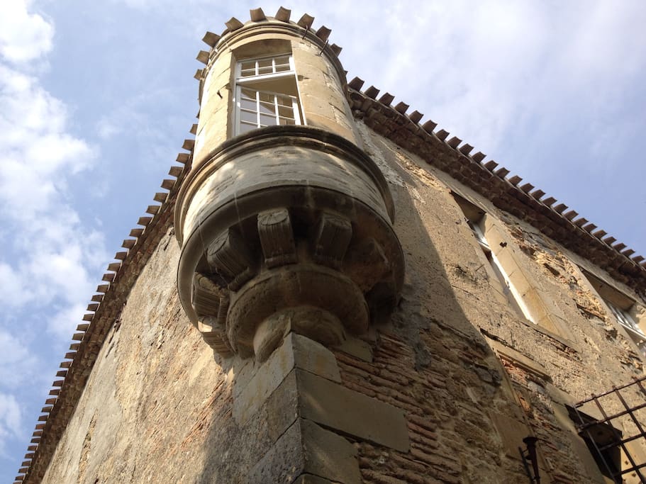 One of the two watchtowers