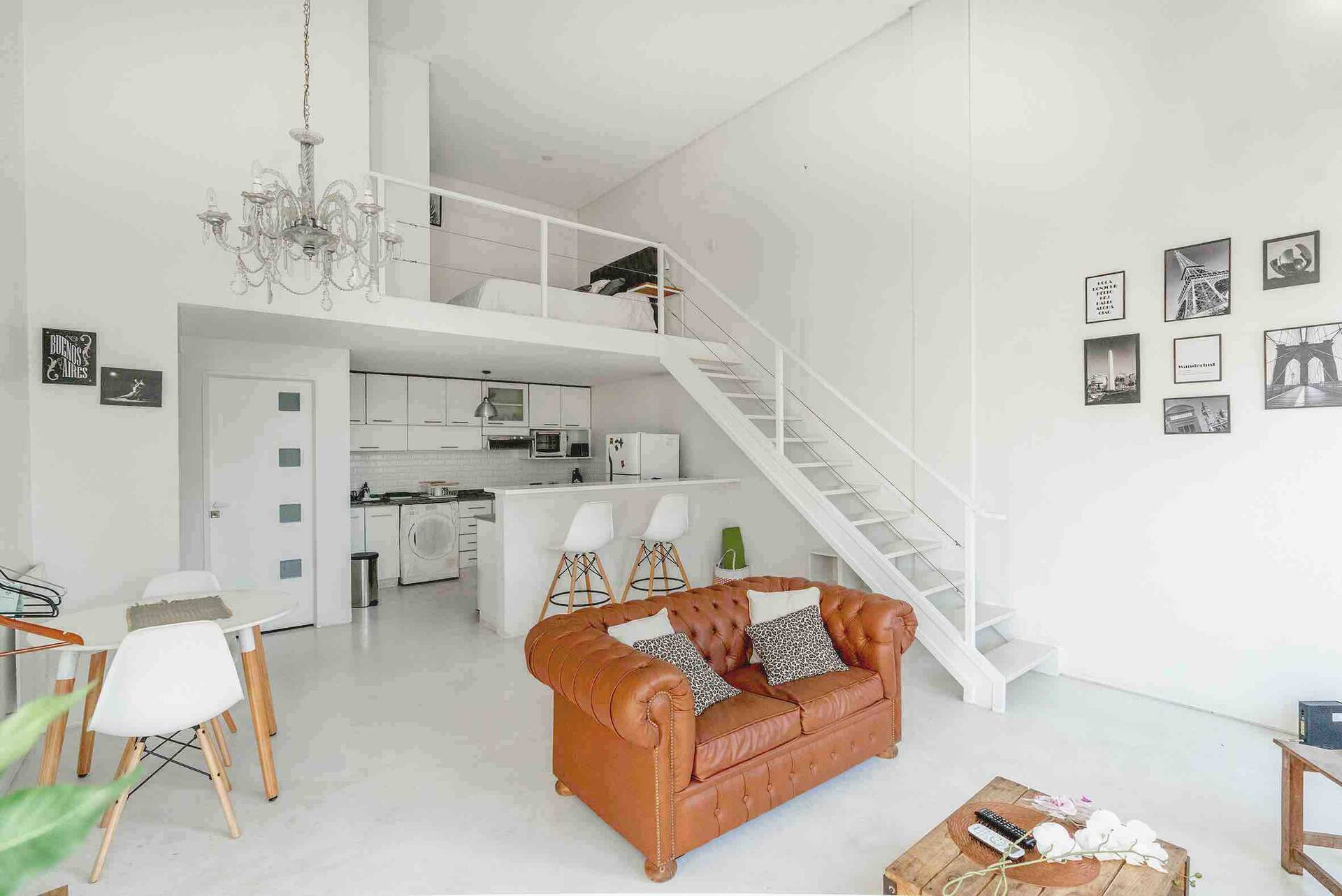 Modern loft in trendy area