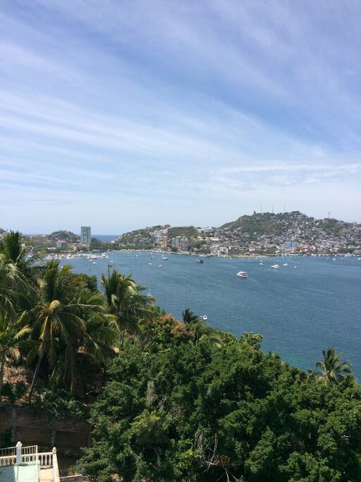 Vista de la hermosa bahía de Acapulco