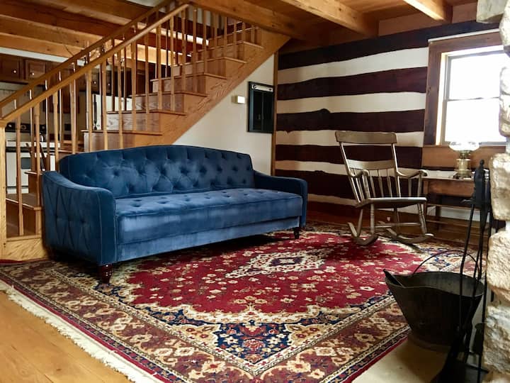 Log Cabin Getaway Cabins for Rent in Cowansville, Pennsylvania