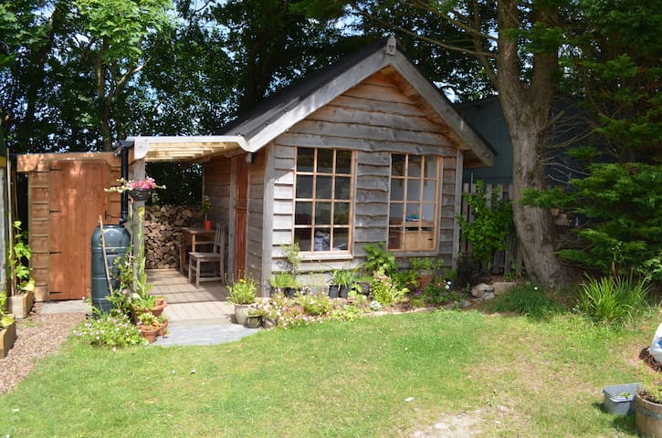 Homely cabin, part of peaceful smallholding