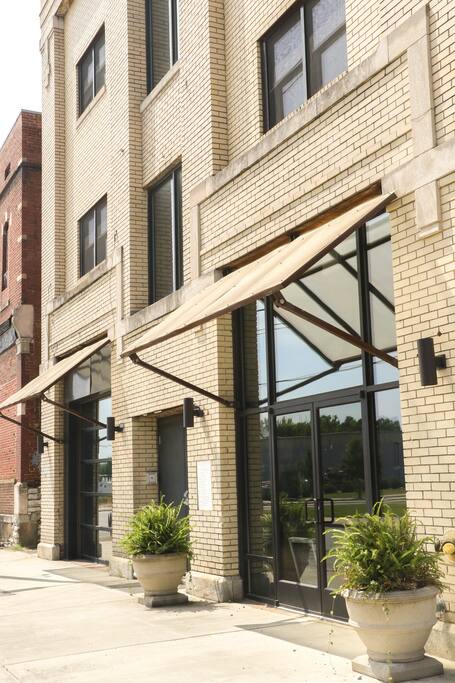 Front of building