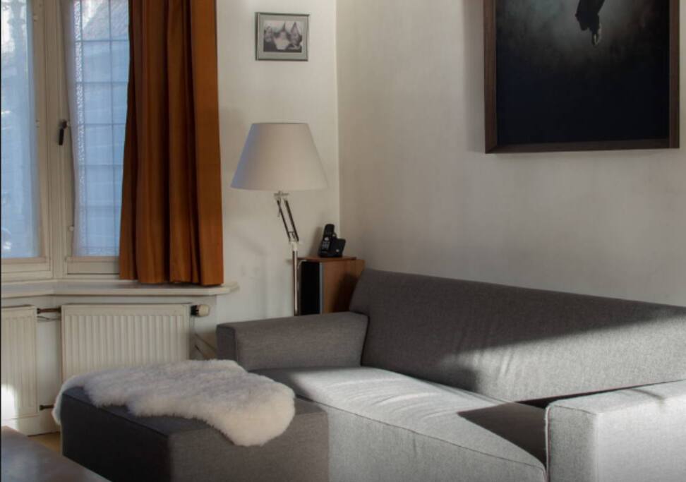 living room at dyke level