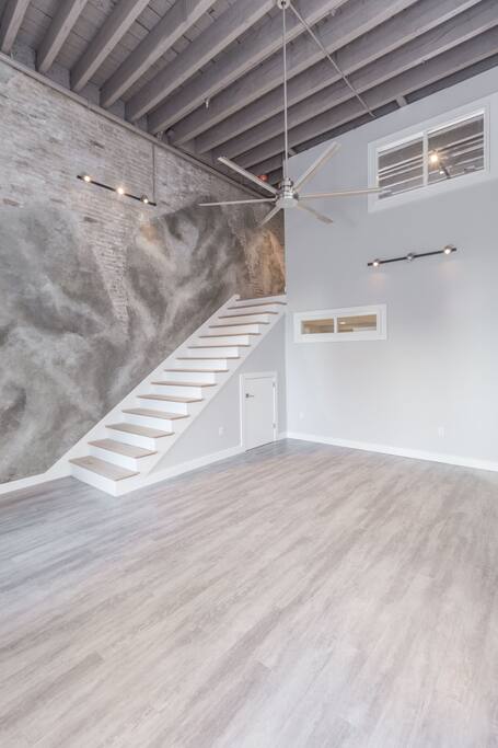 High ceilings duplex
