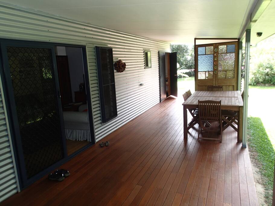Front veranda entrance....