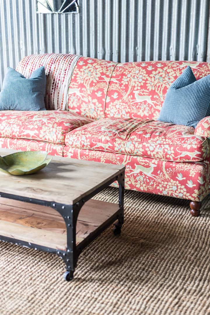 Sofa bed in the lounge