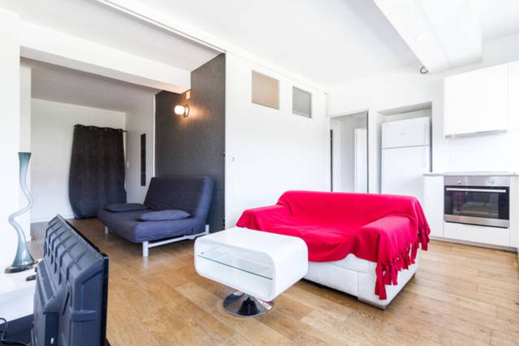 salon cuisine coin nuit