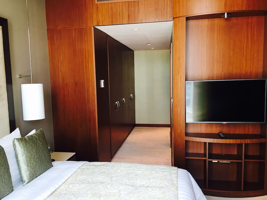 2 Wardrobes inside Room