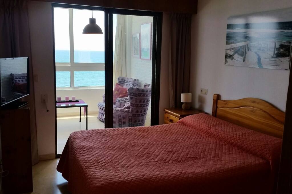 Vistas al mar desde la habitación.