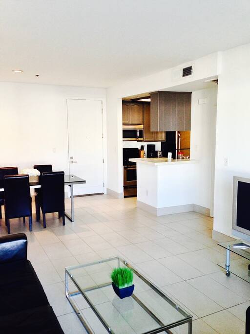 Main Area of 1 Bed 1 Bath Apartment