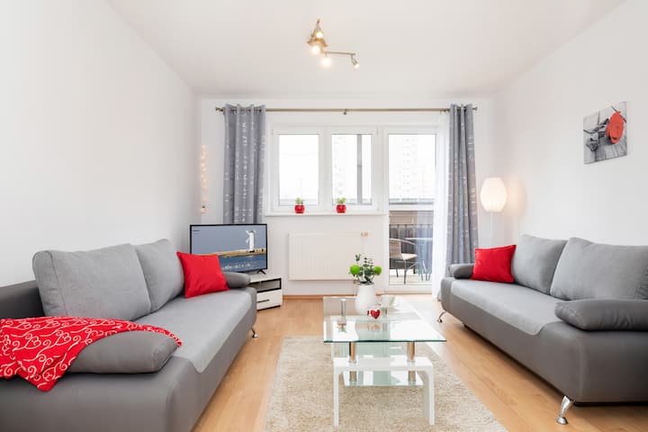 Komfortables Studio Im Zentrum Von Swinoujscie | Balkon Und Badewanne - Usedom