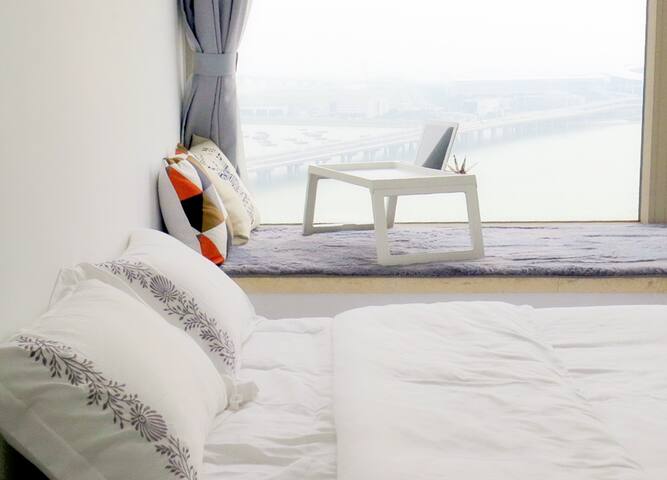 Macau·Life澳門靜謐海景房|享澳門繁華&自由|近拱北關|多公交到威尼斯人|大三巴|轻松游澳門