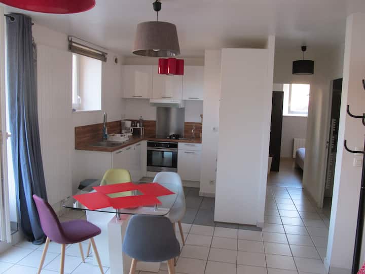 Apt Cosy Parking Terrasse Proche Gare Dinan Centre - Dinan