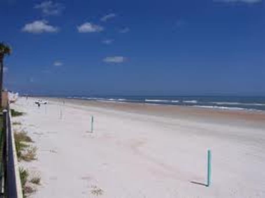 The beach to the North
