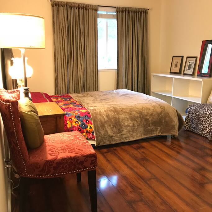 Bedroom 1 with a walk-in closet