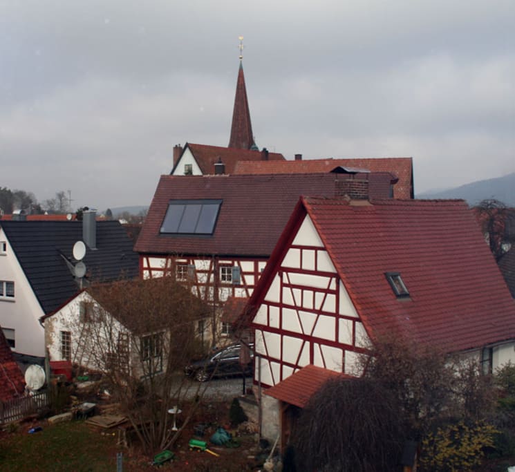 Blick aus dem Badfenster