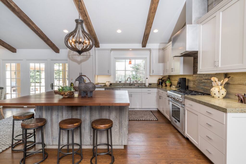 Kitchen with Bar Seating