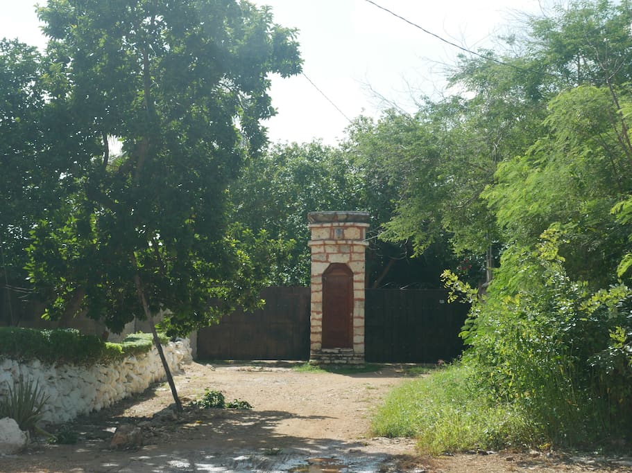 Original Mayan entrance to house
