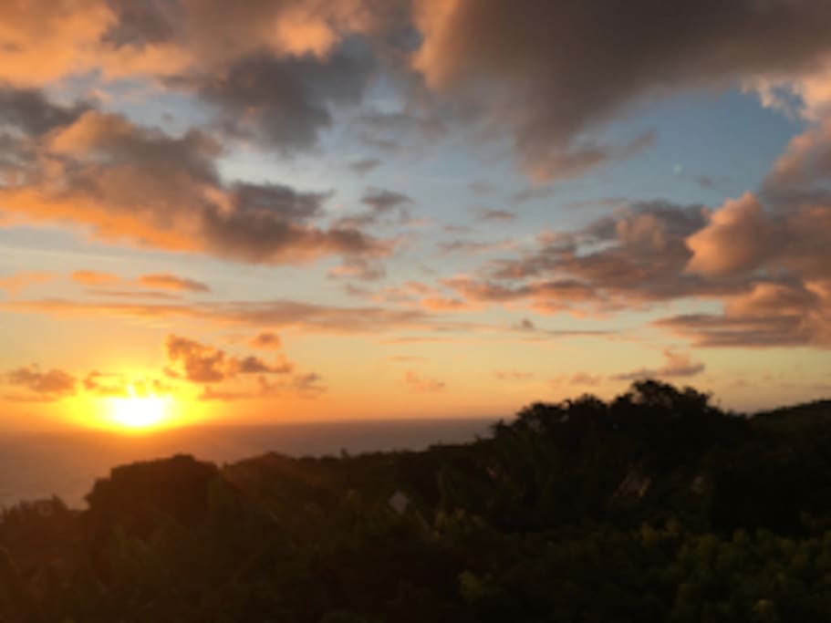 Sunrise from the lanai