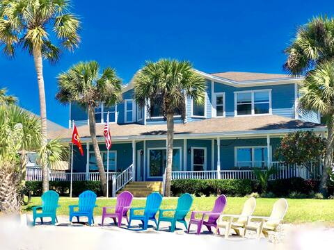 Soundside Retreat-Private beachfront family home