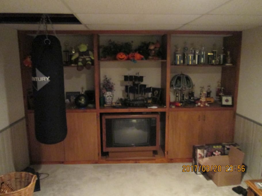 Downstairs with Full entertainment.