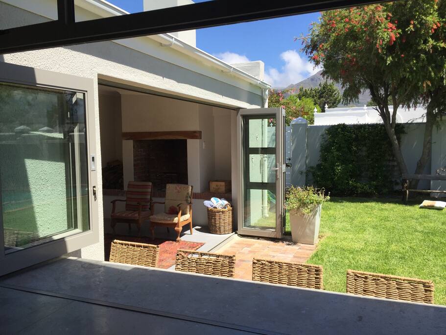 Outside seating