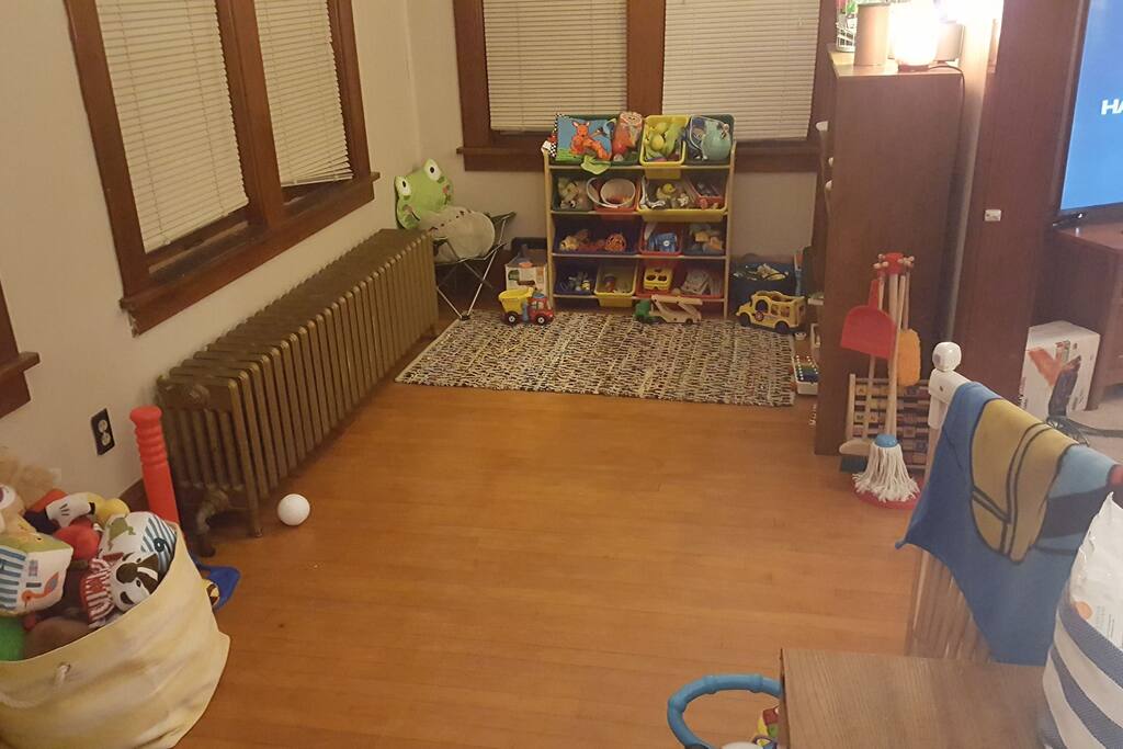 Toy room that can fit an air mattress