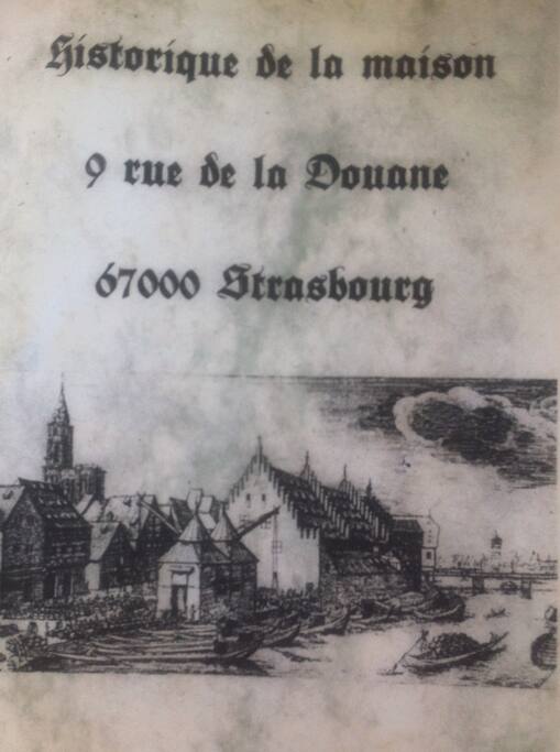 Historique de la maison ( construite en 1313 )