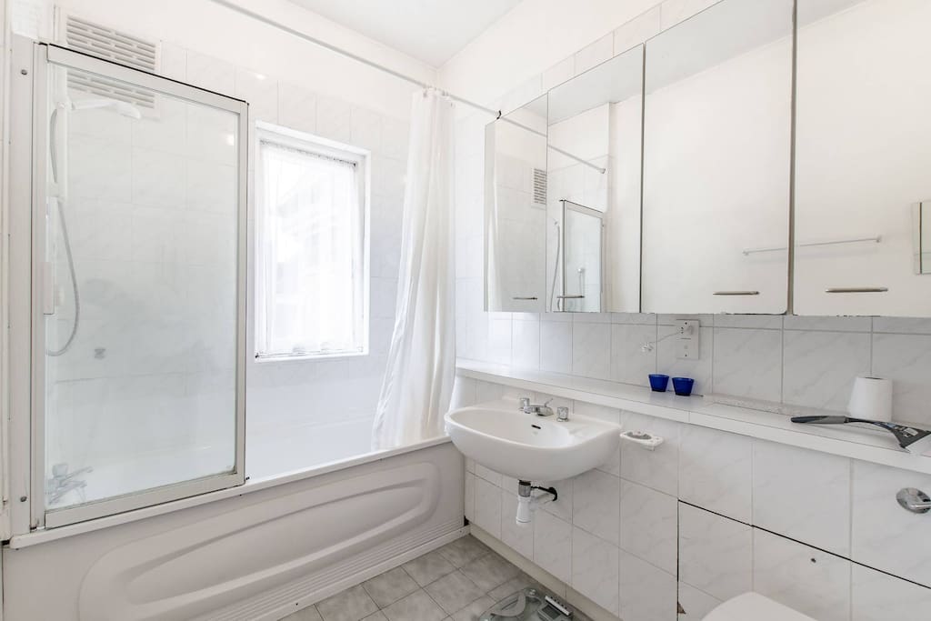 Clean bright bathroom