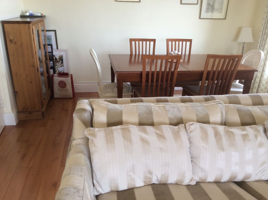 Dinning area as part of open plan Lounge