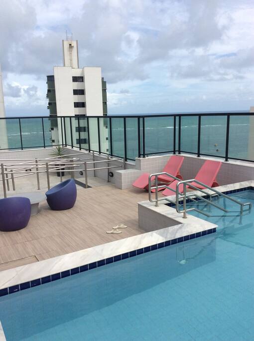Vista da piscina