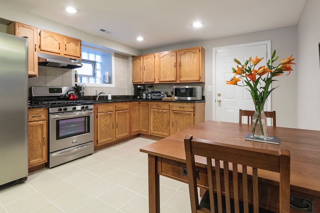 You bring the foodstuffs - We've got the Kitchen equipped for you!